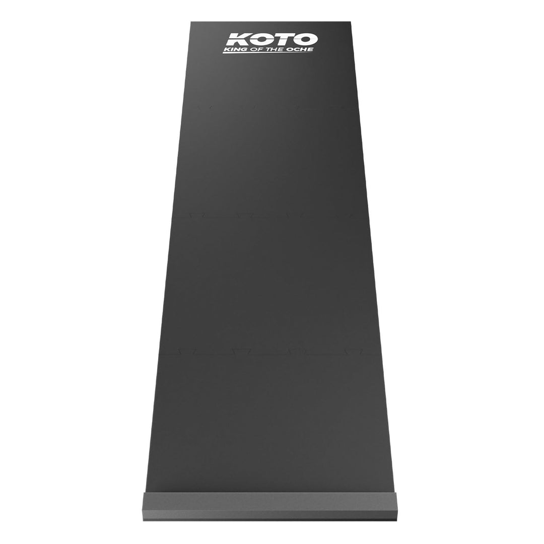 KOTO Puzzle Dartmatte, 237 x 60 cm, Grau Oche für Dartspielen, Schaum Dartmatte für Anfänger und Pro