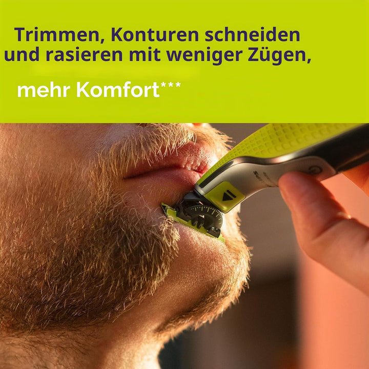 Philips OneBlade Original-Ersatzklingen mit Körper-Kit, 2er-Pack, QP620/50, QP620/50