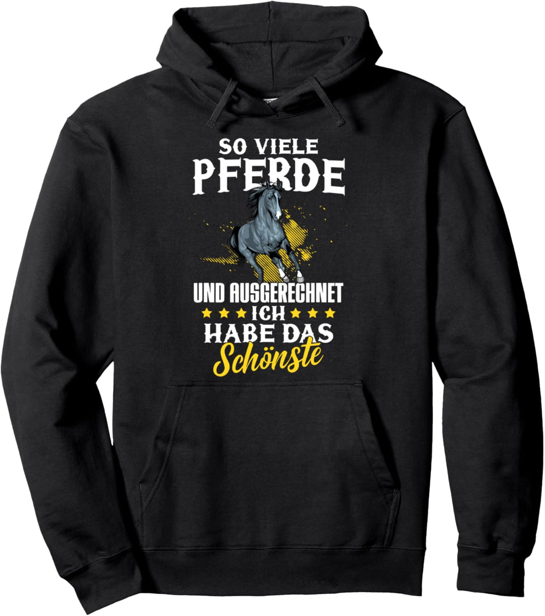 ich habe das schönste Pferd Friese Jungs Pony Spruch Pferdle Pullover Hoodie