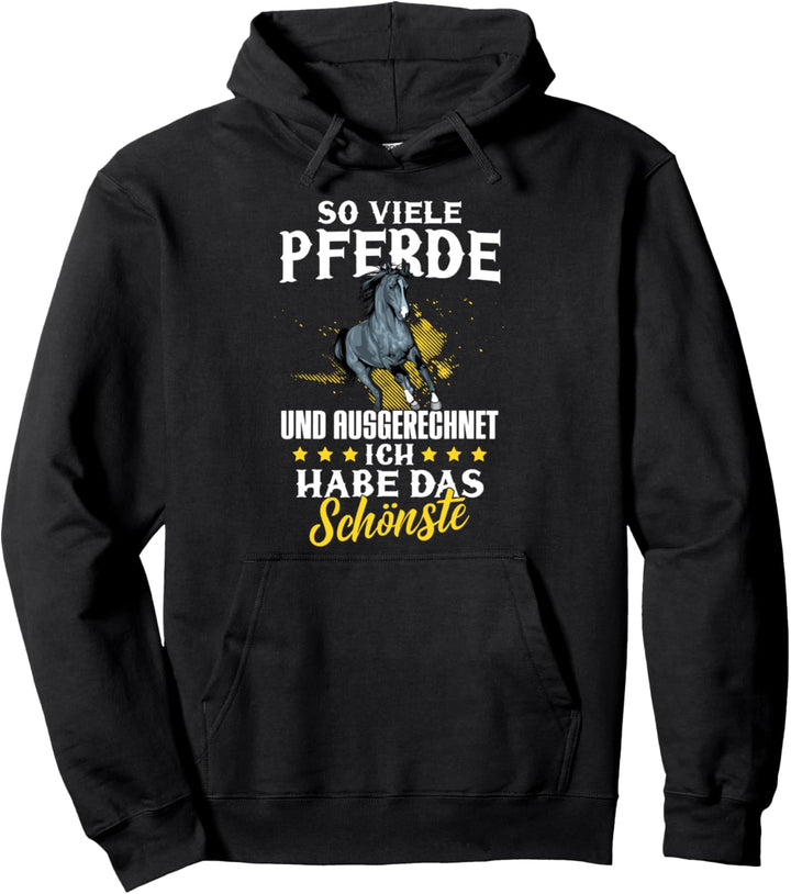 ich habe das schönste Pferd Friese Jungs Pony Spruch Pferdle Pullover Hoodie