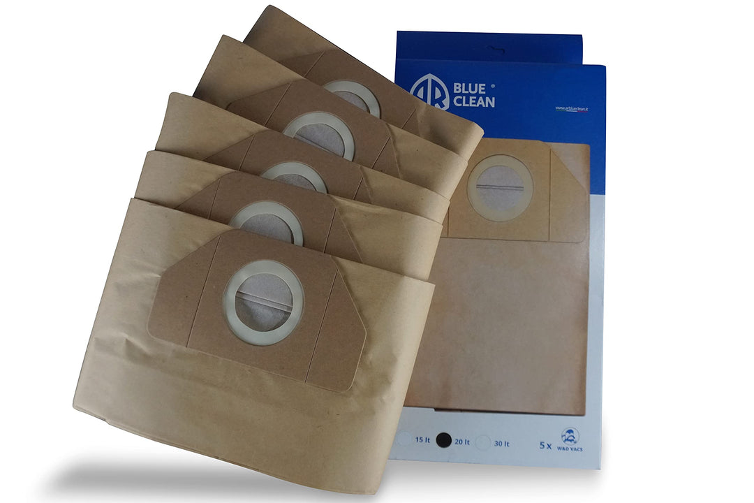 AR BLUE CLEAN Sacchetti Filtro in Carta 20 l, Beutel, Papier, Havana 20 l Papierfilterbeutel, 20 l P