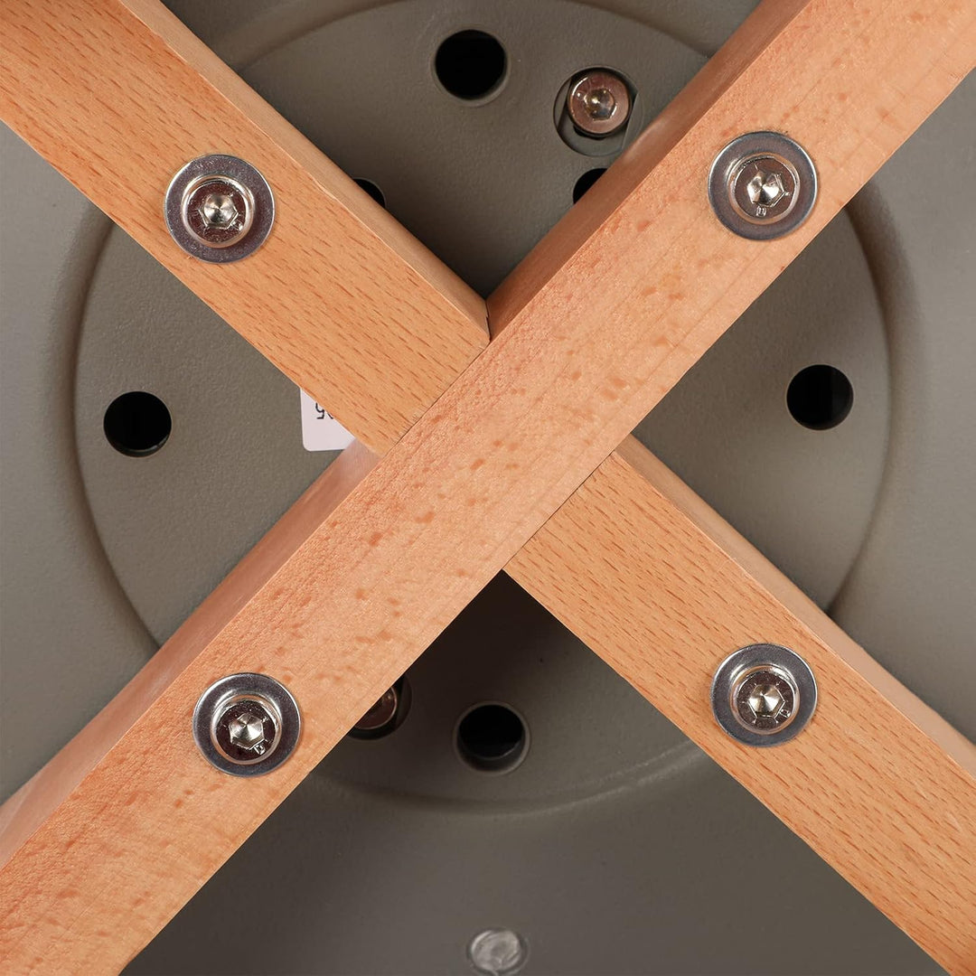 H.J WeDoo 6 x Wohnzimmerstuhl Esszimmerstuhl Bürostuhl mit Massivholz Buche Bein,Retro Design Gepols