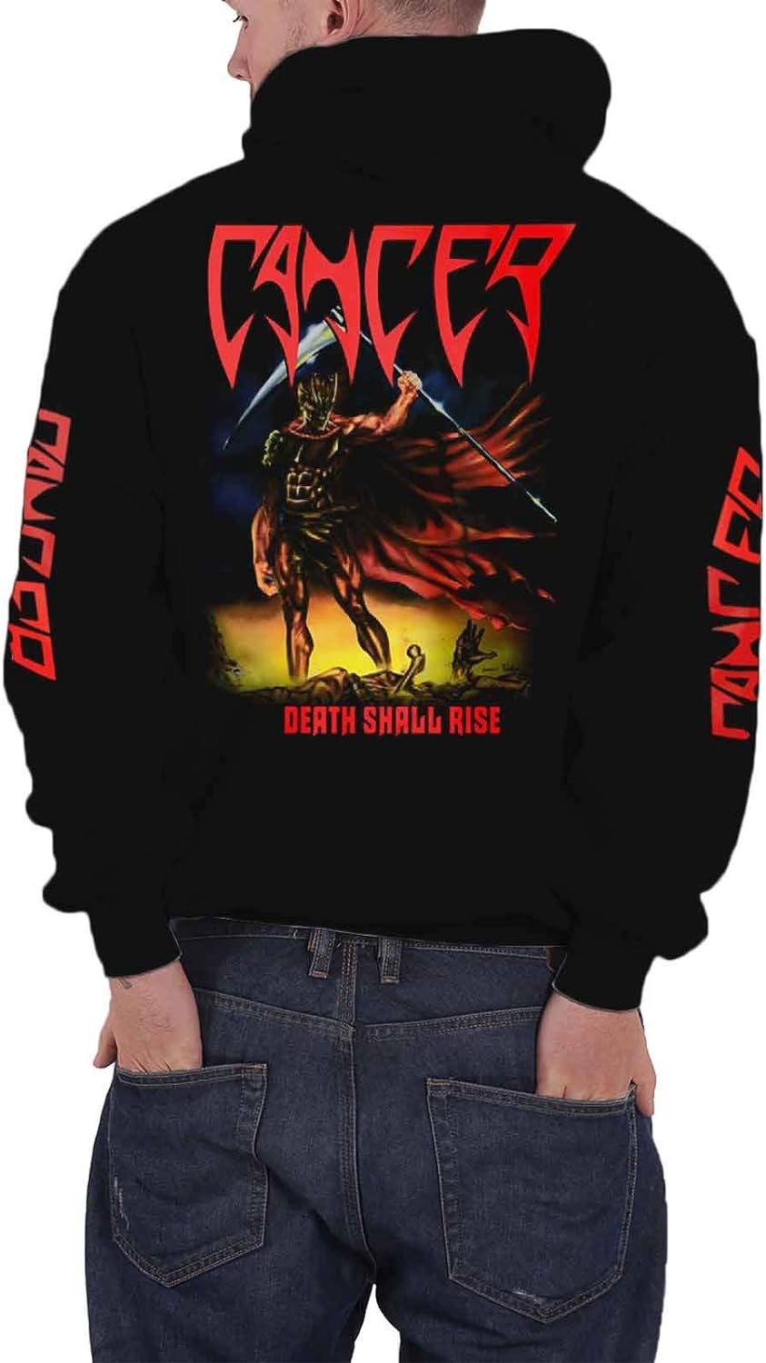 CANCER Death Shall Rise (Black) Kapuzenpullover/Hoodie S
