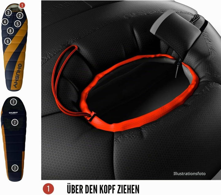 Husky Kunstfaserschlafsack Ladies Motion -20°C