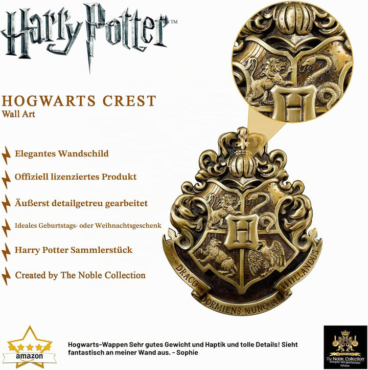 The Noble Collection Hogwarts Crest Wall Art