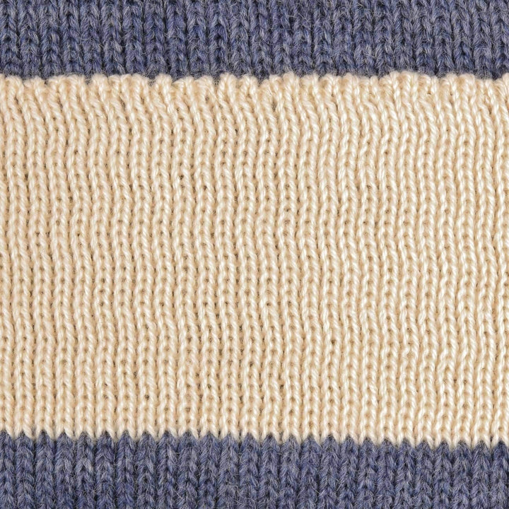 LIERYS Mono Stirnband Damen/Herren 8 cm breit - Made in Germany - dreilagiges Strickband gefüttert m