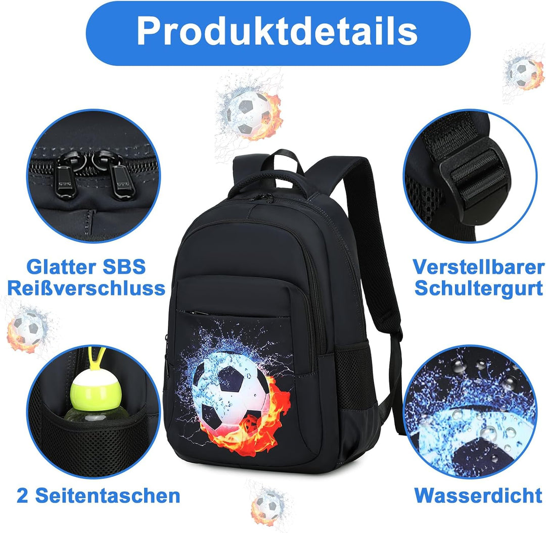 LEDAOU Schulrucksack Junge Teenager Kinder Juvenile Mädchen Daypack Mädchen Freizeitrucksack Backpac