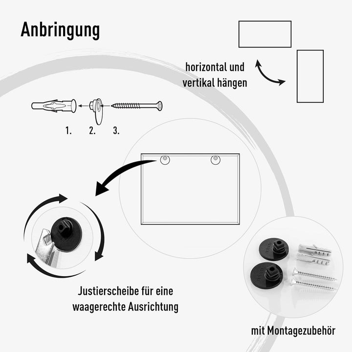 nielsen HOME Wandspiegel Alpha, Grau, Aluminium, ca. 50x70 cm Grau 50 x 70 cm, Grau 50 x 70 cm