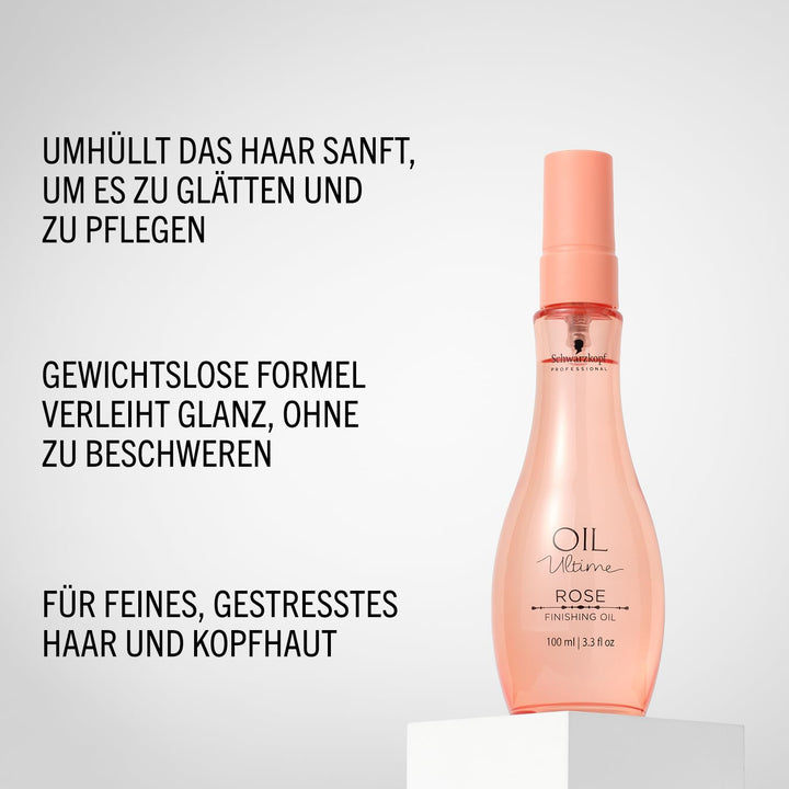 Schwarzkopf Oil Ultime Rose Finishing Oil 100 Ml - 100 ml Ros 100 ml (1er Pack), Ros 100 ml (1er Pac
