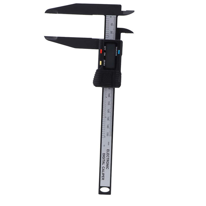 Yosoo Health Gear Digitaler Messschieber, 150mm/300mm Carbon Lineal mit Grossem LCD-Bildschirm, Lang