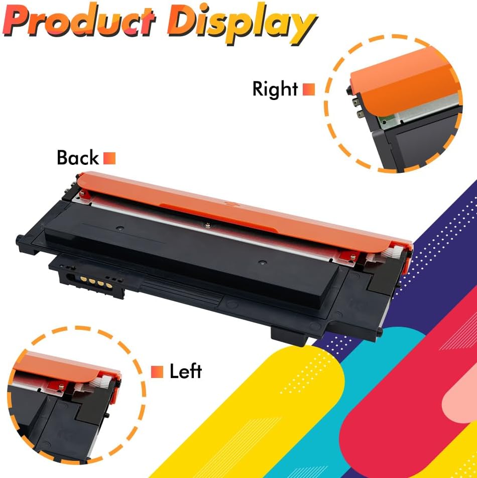 5er-Pack Kompatibel CLT-P404C P404C CLT-K404S Multipack Schwarz Toner für Samsung C480W Xpress SL C4