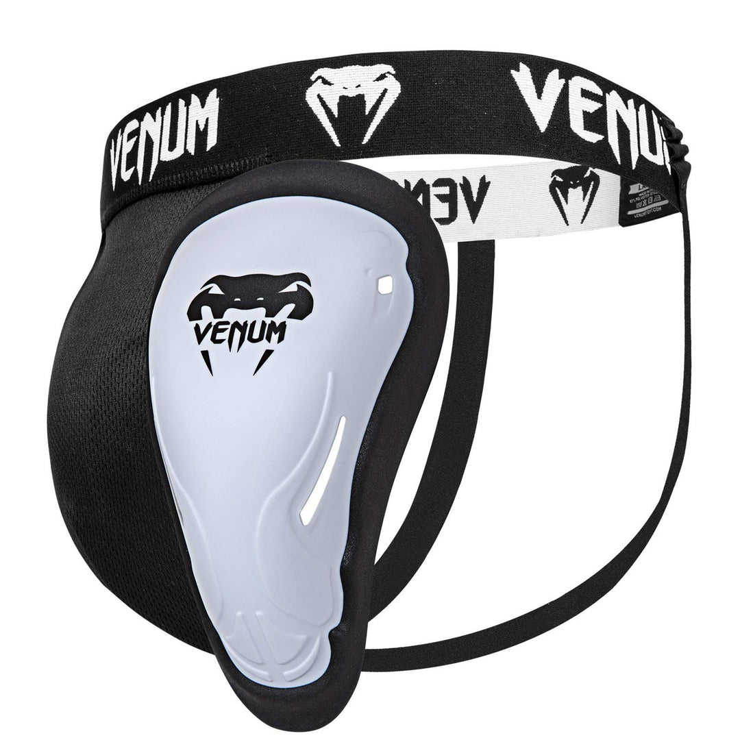 Venum Erwachsene Tiefschutz Challenger Schwarz/Weiss M Single, Schwarz/Weiss, Schwarz/Weiss M Single