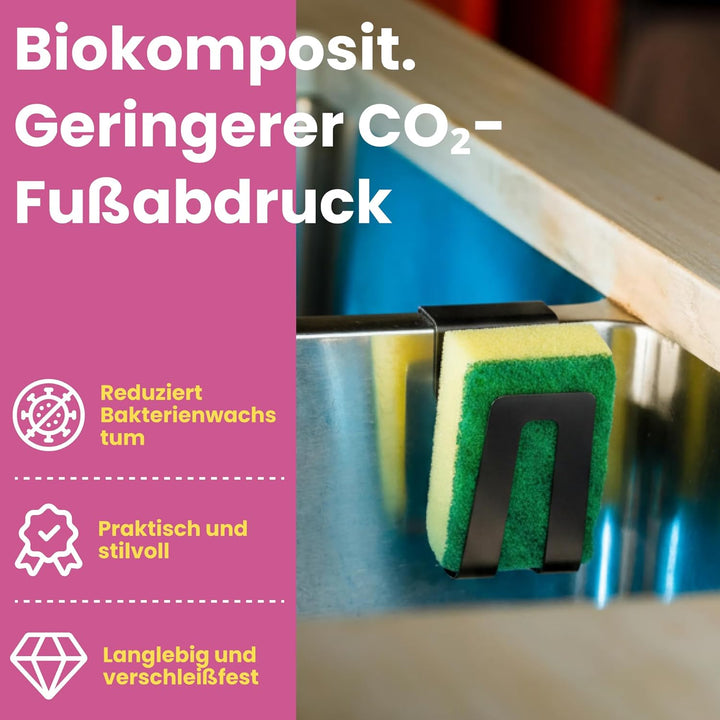 Happy Sinks Magnetischer Geschirrtuchhalter für Küchenspüle – Geschirrtuchaufhänger mit starker magn