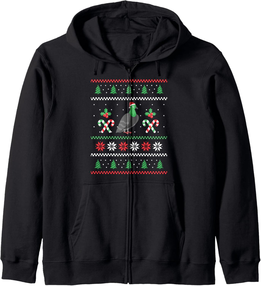 Ugly Christmas Taube Weihnachten Taubenzucht Tiere Kapuzenjacke
