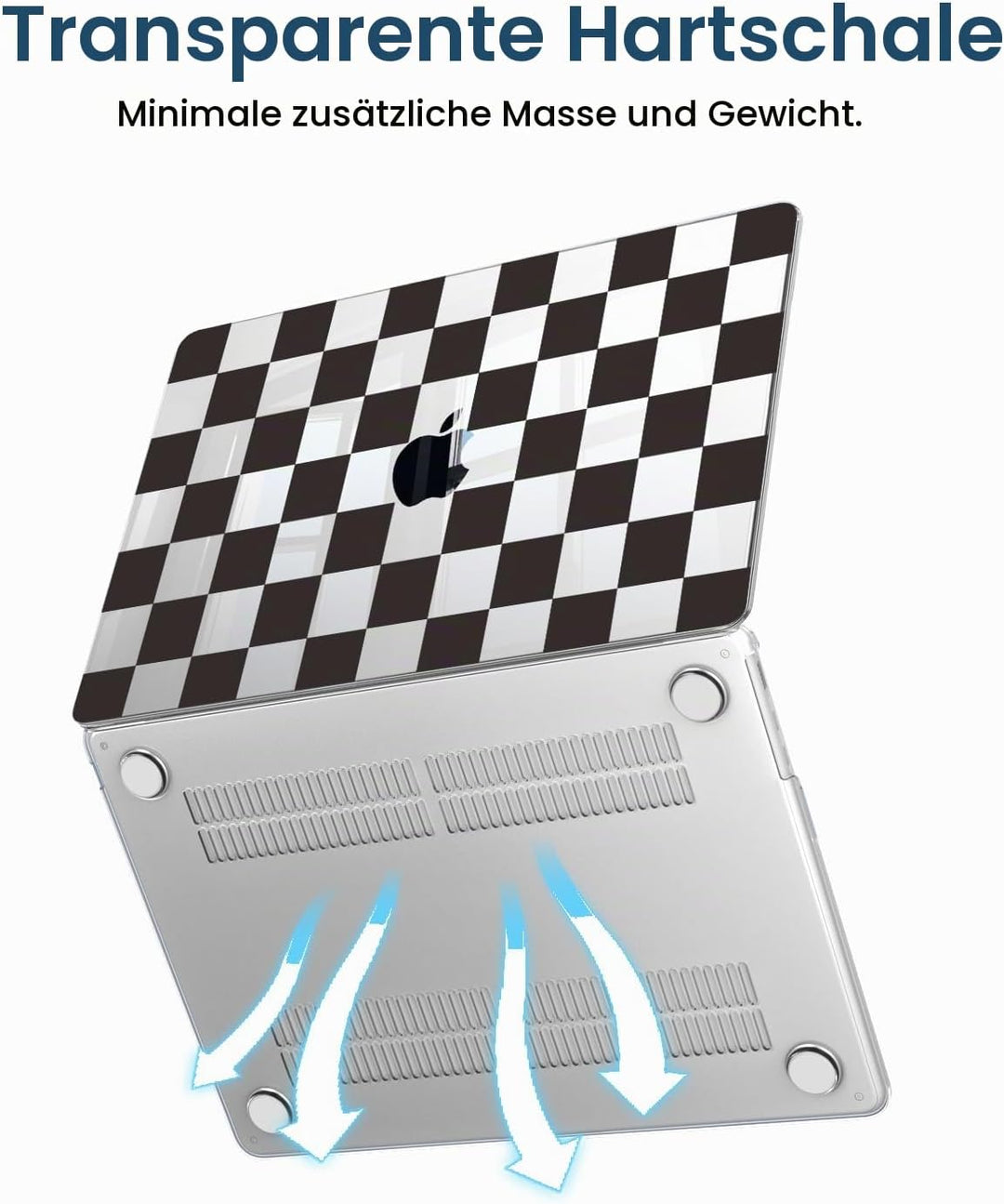 Fintie Hülle Kompatibel mit MacBook Air 13,6 Zoll M5 M4 M3 M2 (2026-2022) A3449 A3240 A3113 A2681, U