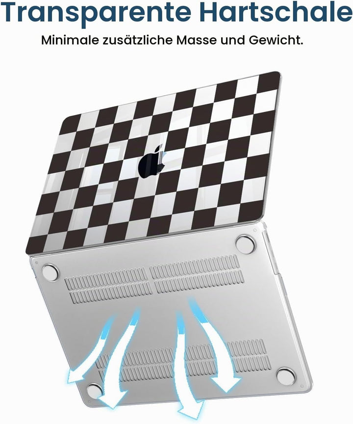 Fintie Hülle Kompatibel mit MacBook Air 13,6 Zoll M5 M4 M3 M2 (2026-2022) A3449 A3240 A3113 A2681, U