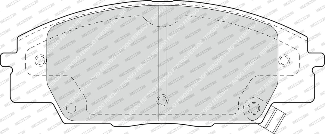 Ferodo FDB1444 PREMIER Bremsbelagsatz, Scheibenbremse - (4-teilig) - (4 Stück)