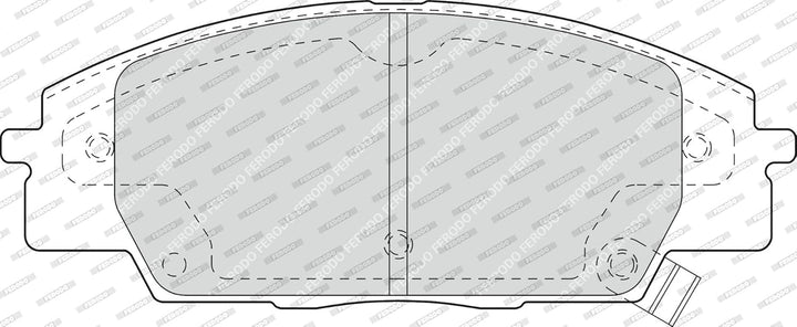 Ferodo FDB1444 PREMIER Bremsbelagsatz, Scheibenbremse - (4-teilig) - (4 Stück)
