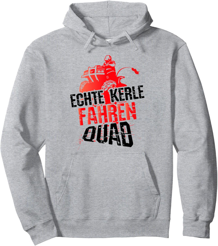 Echte Kerle fahren Quad, Lustiger Spruch Quad-Bike, Kinder Pullover Hoodie