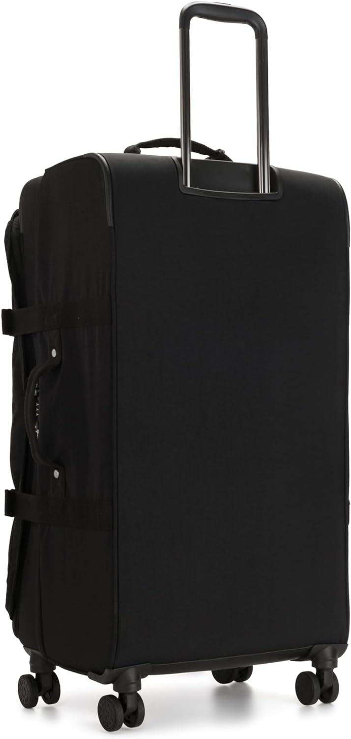 Kipling Spontaneous LRollen-Koffer 360° mit Elastische Träger Black Noir, Black Noir