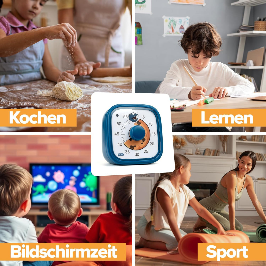 Visueller Timer für Kinder – Cookie Monster – Geschenkidee Einschulung &amp; Kindergarten – Zeitmanagem
