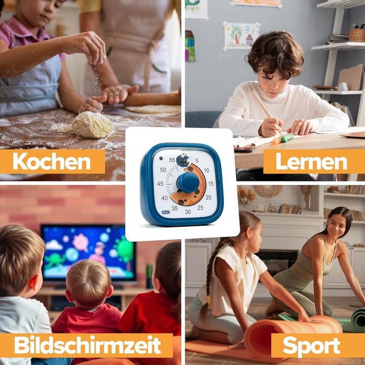 Visueller Timer für Kinder – Cookie Monster – Geschenkidee Einschulung &amp; Kindergarten – Zeitmanagem