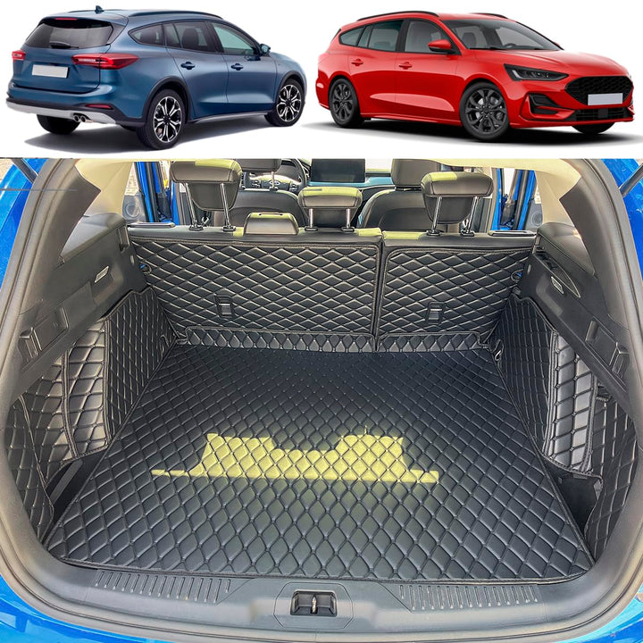 Kofferraumwanne kompatibel mit Ford Focus IV Turnier Kombi ab 9/2018 (obere/hohe Position) Kofferrau