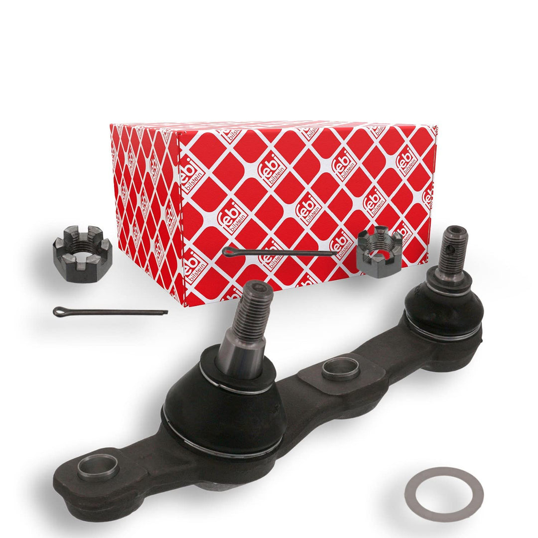 febi bilstein 43025 Traggelenk mit Kronenmutter und Splint , 1 Stück