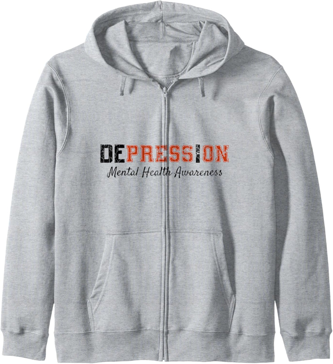 Depression Psychische Gesundheit Kleidung für Erwachsene Kapuzenjacke