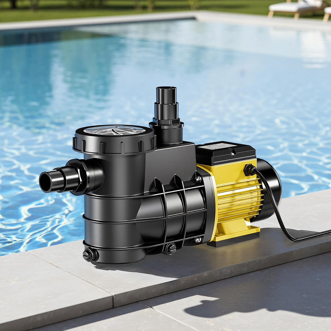 SunSun Poolpumpe 13000l/h 550W Schwimmbadpumpe Filterpumpe