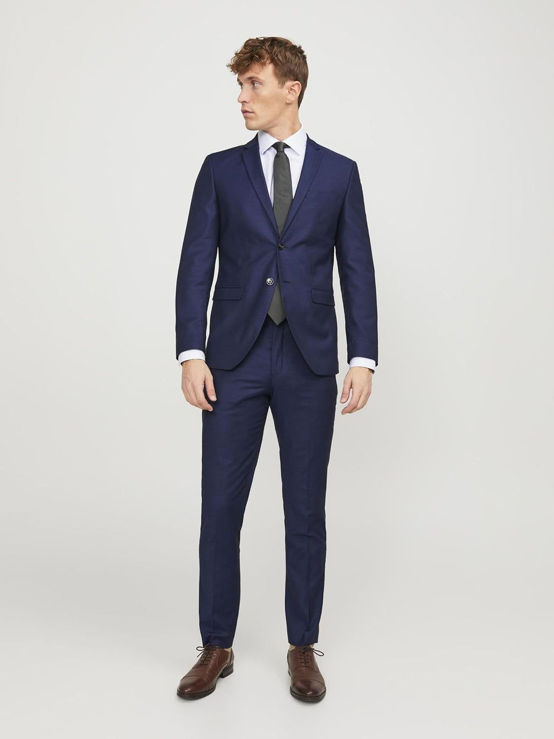 JACK &amp; JONES Male Anzughose JPRSOLARIS Slim Fit Anzughose 42 Dark Navy, 42 Dark Navy