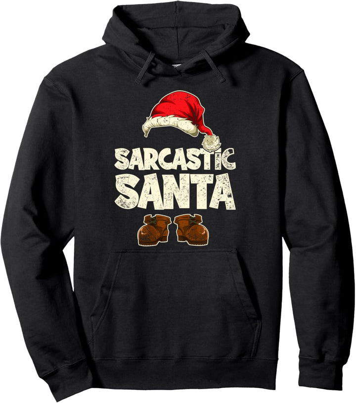 Partnerlook Pajama Geschenk Sarkastischer Weihnachtsmann Pullover Hoodie