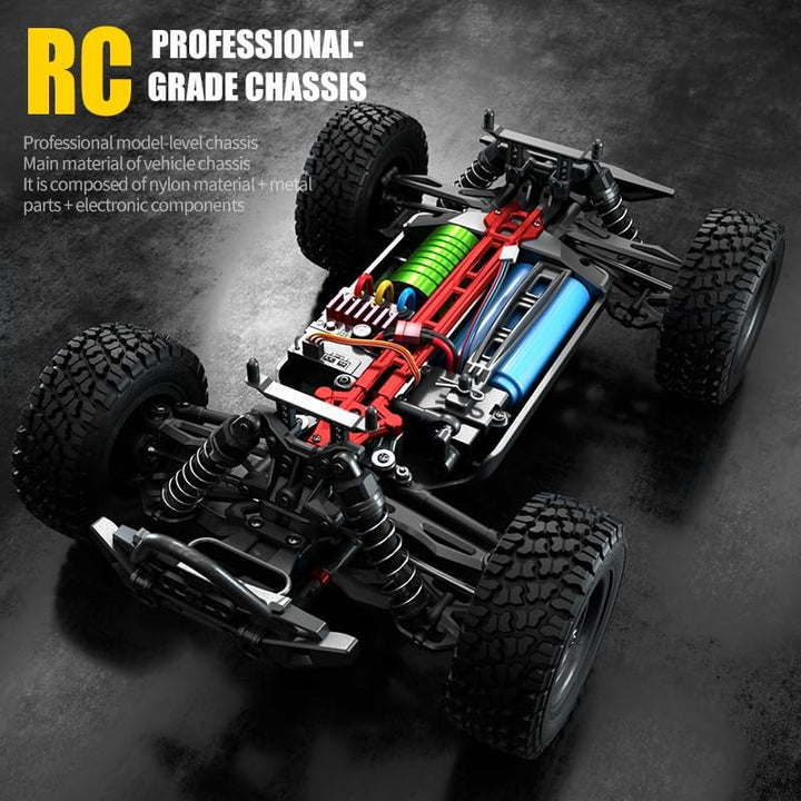 X-Verse 16103PRO Ferngesteuertes Auto Bürstenlose, 1:16 70KM/H Wasserdichtes RC Autos, 4WD All Terra