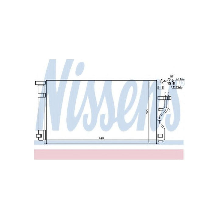 Nissens 940208 Kondensator, Klimaanlage