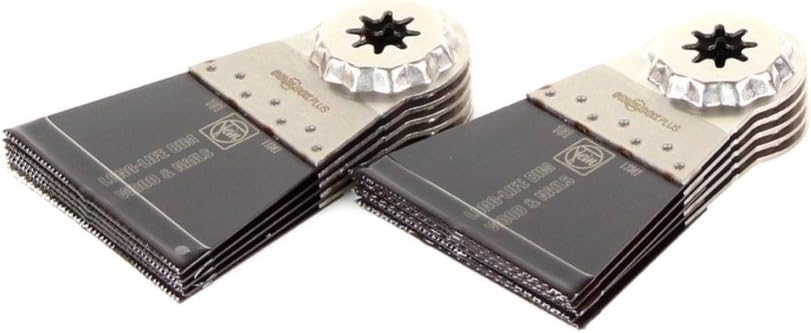 Fein E-Cut Long Life Sägeblatt 10 Stück (Aufnahme Starlock Plus, Bi-Metall mit geschränkter Holzverz