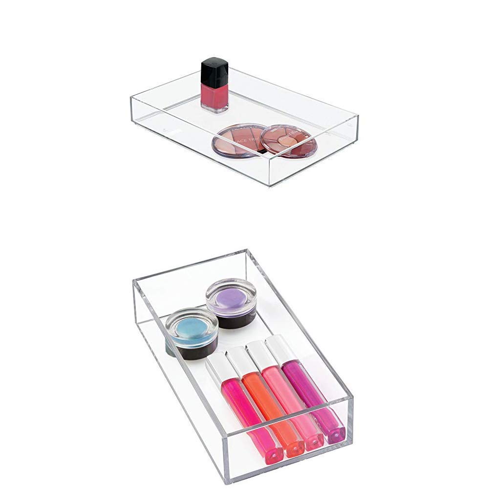 iDesign Aufbewahrungsbox für Bad, Küche oder Büro, extra grosse Schubladenbox, XL: 20,3 cm x 30,5 cm