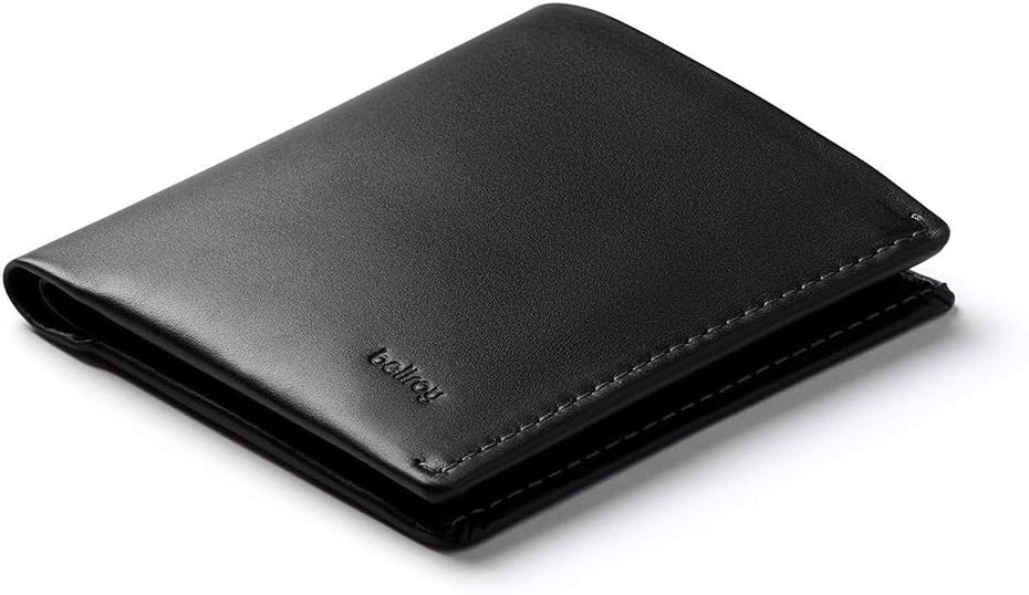 Bellroy Note Sleeve – dünne Lederbörse, mit RFID-Schutz (max. 11 Karten Plus Scheine) - Black - Rfid