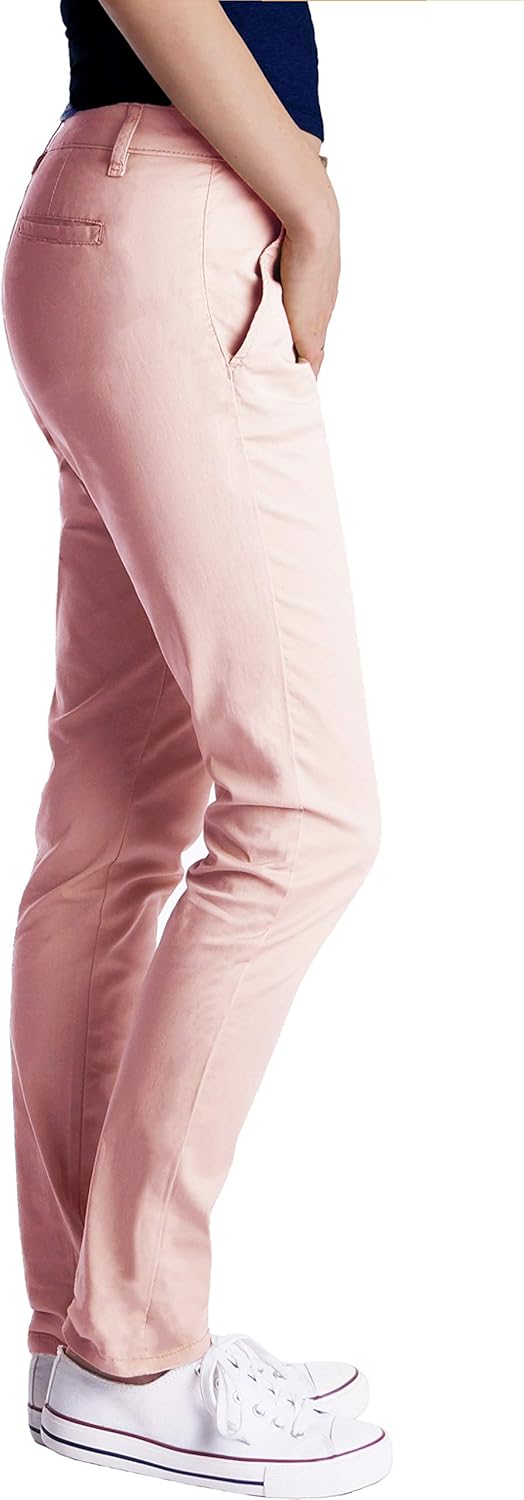 Fraternel Chino Damenhose Stoffhose normal Waist S Rosa, S Rosa
