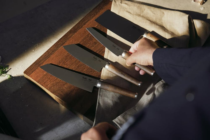 Fissler PrimeCut Santoku-Messer 17 cm Japanisches Küchenmesser Made in Solingen aus Spezialstahl mit