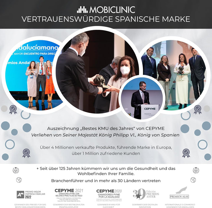 Mobiclinic®, 360° Drehbarer Duschstuhl, Armlehnen und Rückenlehne, Höhenverstellbar, Sitzfläche mit