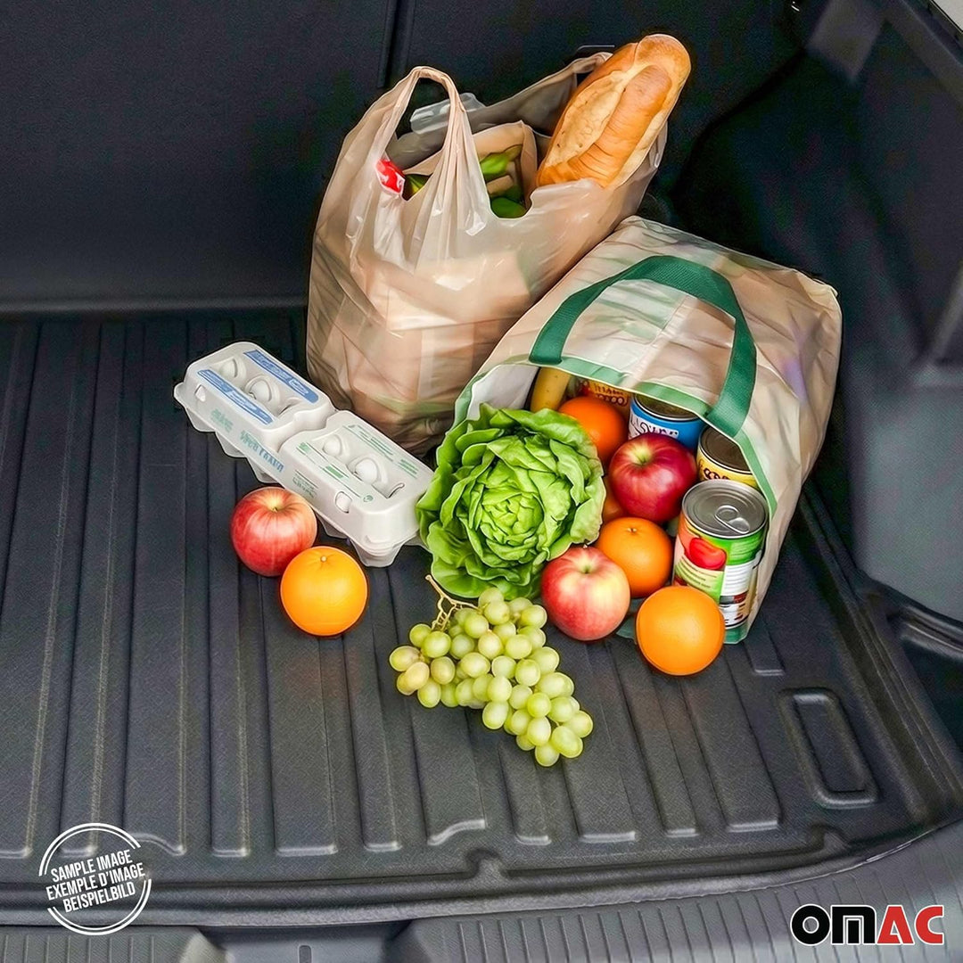 OMAC Kofferraumwanne Laderaumwanne kompatibel mit Hyundai i20 2020-2025 Untere Gummi TPE Schwarz