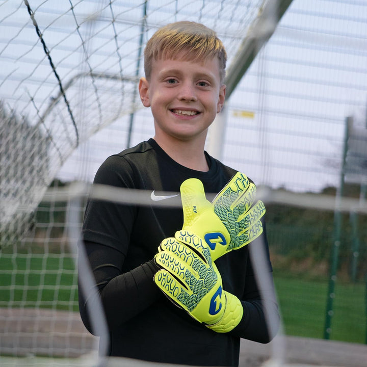 CATCH & KEEP Torwarthandschuhe Kralle Junior Pro 3.0 - Professionelle Torwart-Fussballhandschuhe für