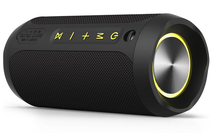 EDUPLINK Bluetooth Lautsprecher Klein mit Licht - Tragbarer IPX7 wasserdichte Musikbox für Dusche Ou