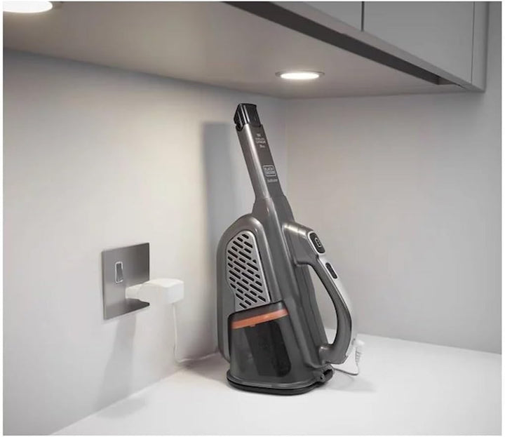 Black+Decker 36 Wh / 18 V Akku-Handstaubsauger Dustbuster Smart tech (mit Cyclonic Action &amp; zwei Sau