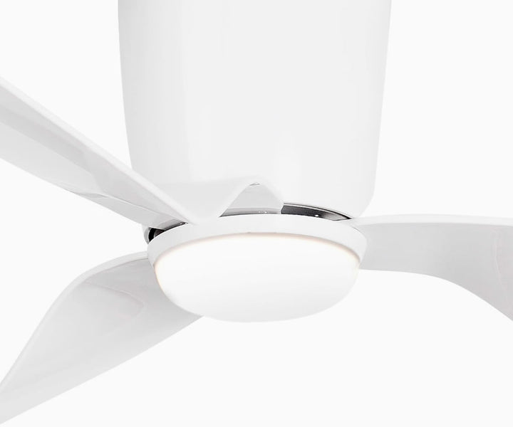 FARO BARCELONA PEMBA LED-Deckenventilator, weiss, mit DC-Motor
