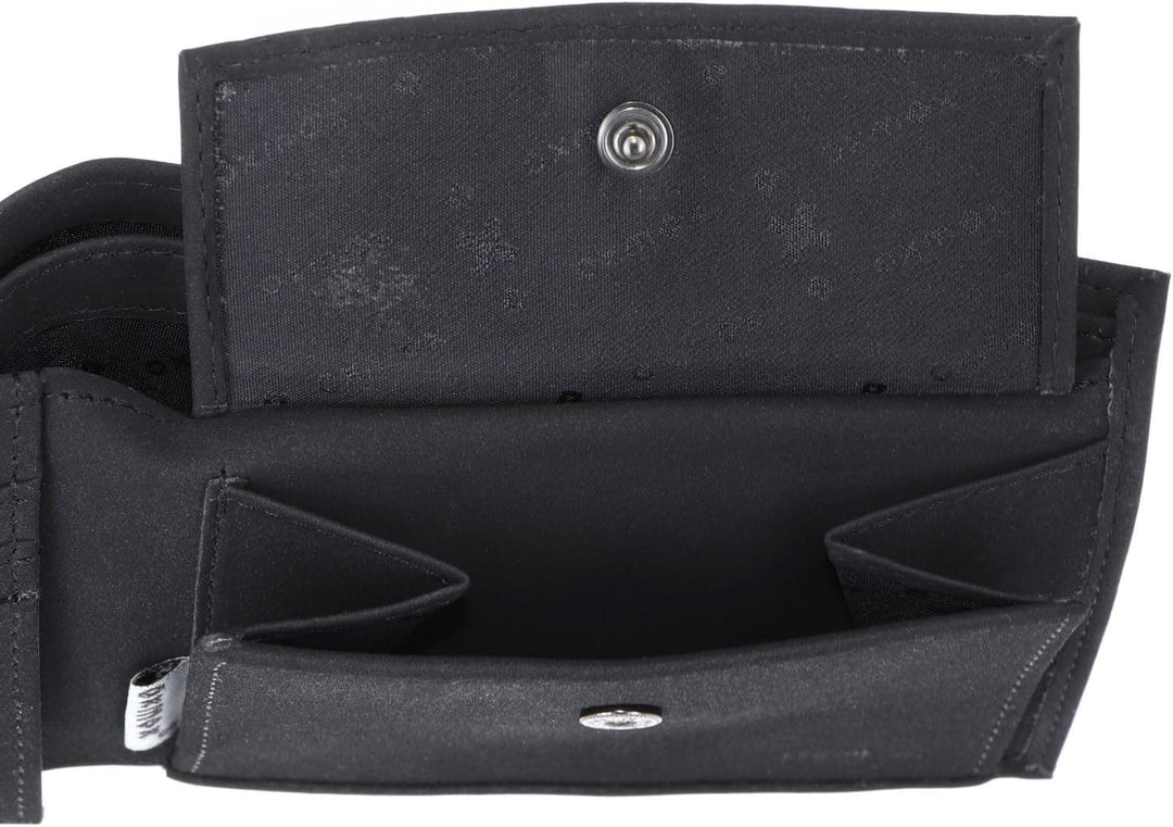 Oxmox New Cryptan Geldbörse 12 cm Lizard (Schwarz), Lizard (Schwarz)