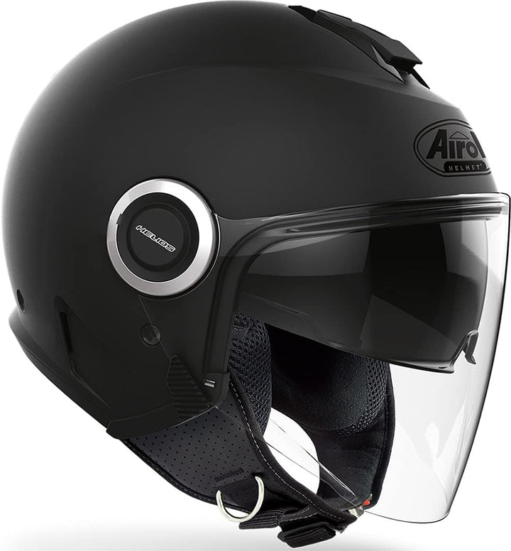 Airoh Herren HE11 Helmet, schwarz, XS XS Schwarz, XS Schwarz