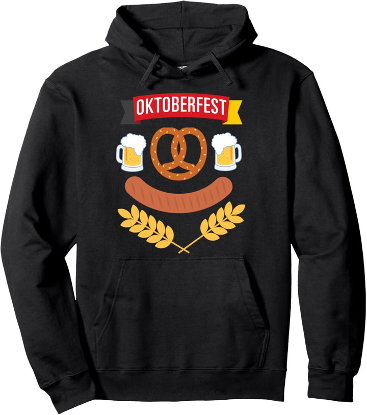 Oktoberfest Deutschland Bier Deutsches Fest Bayerische Wurst Pullover Hoodie
