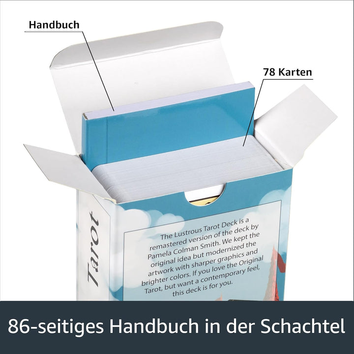 Da Brigh Lustré Tarot Karten Deck, Englisch