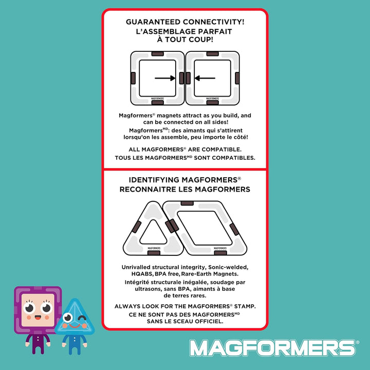 MAGFORMERS 50 Set Spielzeug, 63135, Multicoloured